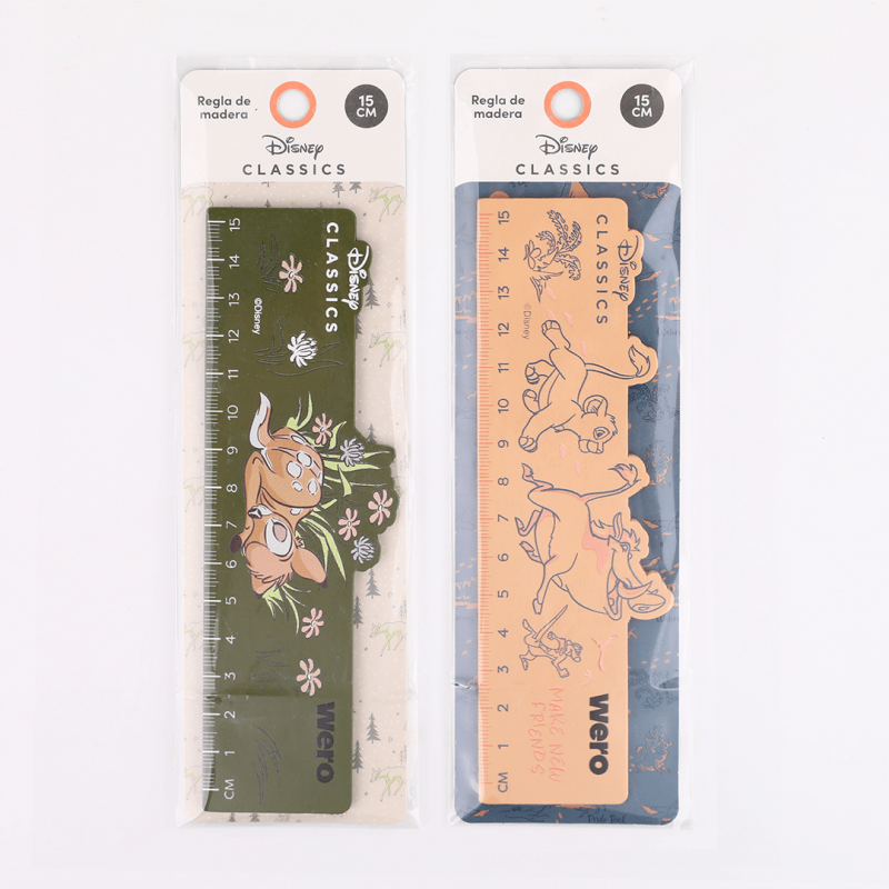 Regla Escolar De Madera 15Cm Disney Classics We4317