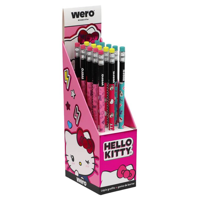 Lapiz De Grafito Wero C/Goma Hello Kitty We4351