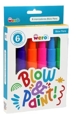Marcadores Wero Blow & Pain X 6 Colores 