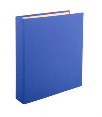 Carpeta 2Ø40Mm Lama Pvc A4 Forrada Azul Zd2X40Az 